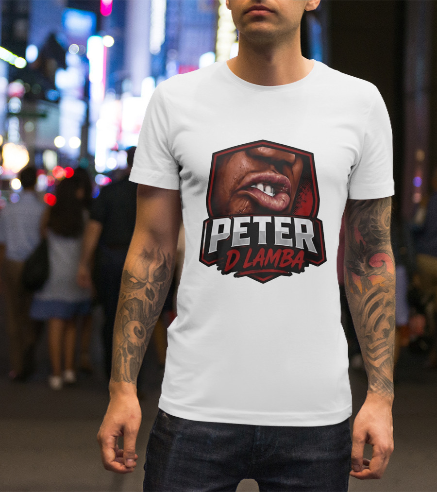 Peter D Lamba Nigerian Politics Satire Streetwear Bold Expression T-Shirt