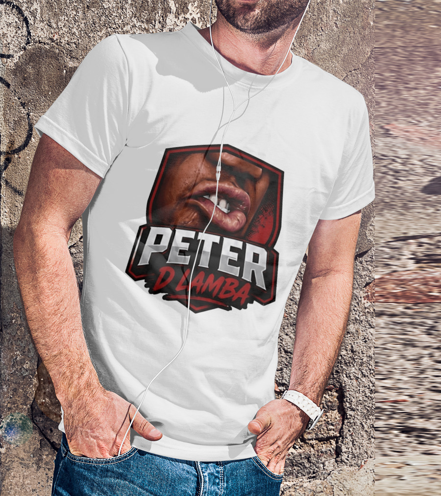 Peter D Lamba Nigerian Politics Satire Streetwear Bold Expression T-Shirt