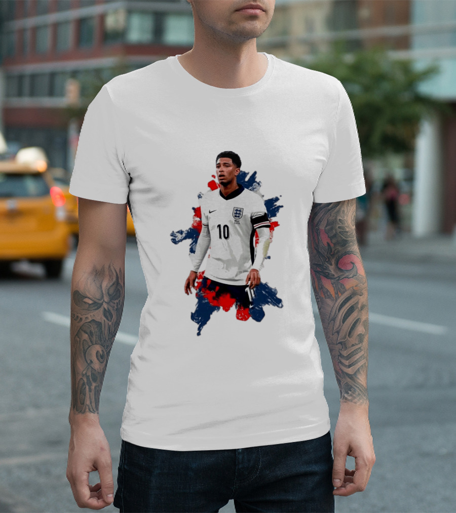 Jude Bellingham 10 England Football Team Captain T-Shirt