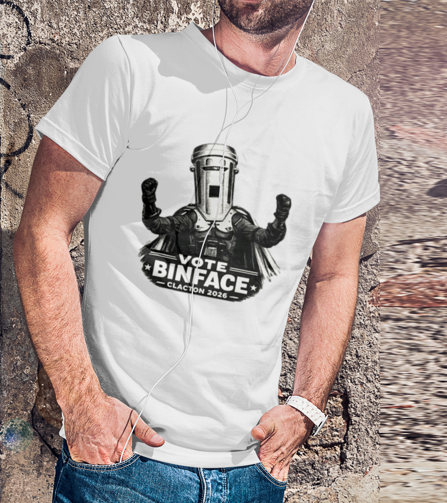 Vote Binface Clacton 2026 UK Election Campaign T-Shirt