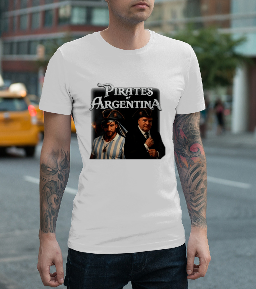 Pirates Of Argentina Messi Mashup Soccer Legend And Captain T-Shirt