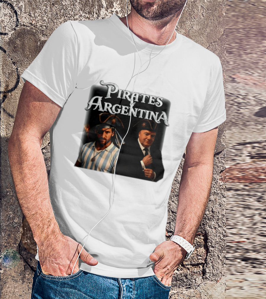 Pirates Of Argentina Messi Mashup Soccer Legend And Captain T-Shirt