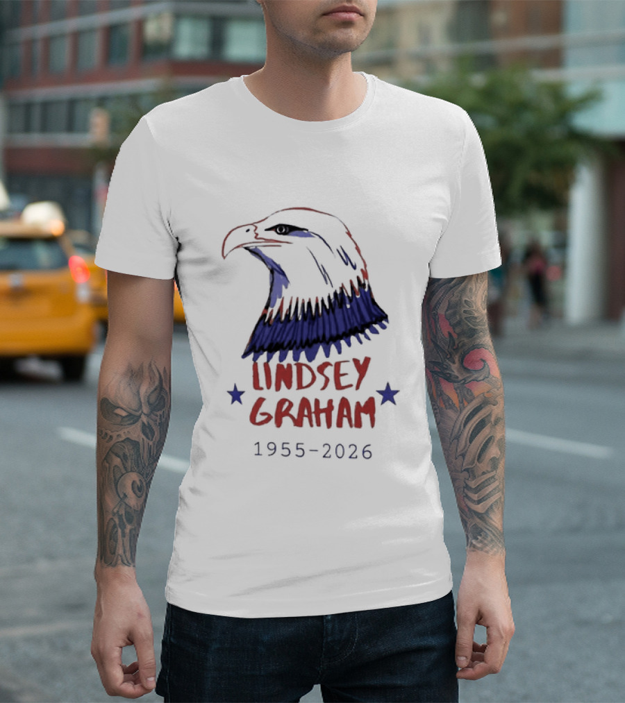 Lindsey Graham 1955 2026 Patriotic Eagle T-Shirt