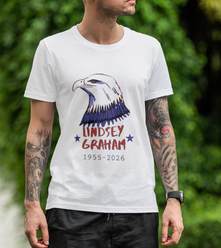 Lindsey Graham 1955 2026 Patriotic Eagle T-Shirt