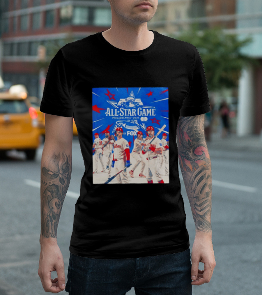 2026 All Star Game Philadelphia Phillies Major League Baseball FOX T-Shirt