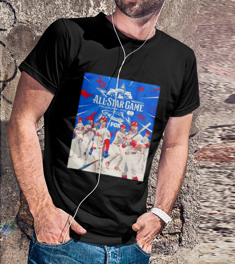 2026 All Star Game Philadelphia Phillies Major League Baseball FOX T-Shirt