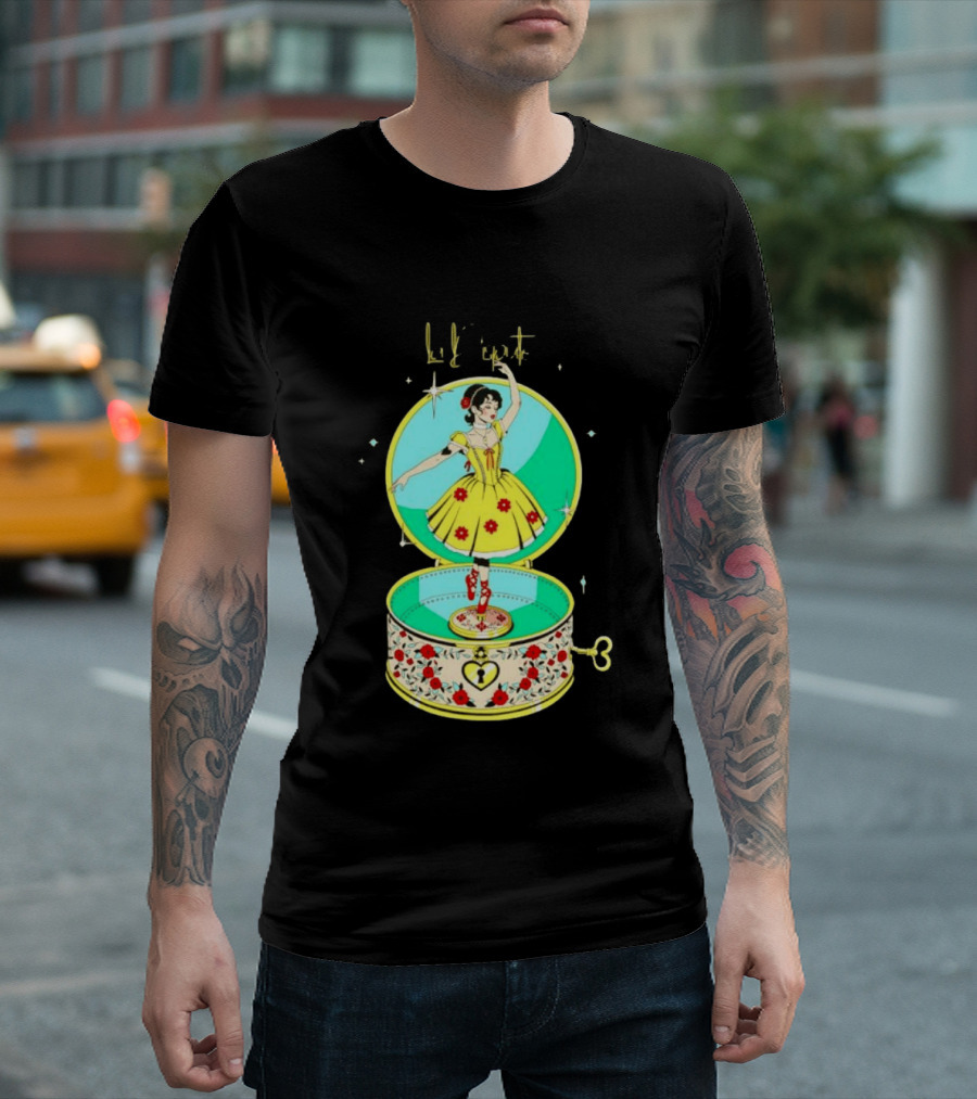 La Dispute Such Small Hands Ballerina Music Box Vintage Style Yellow Dress Flowers T-Shirt