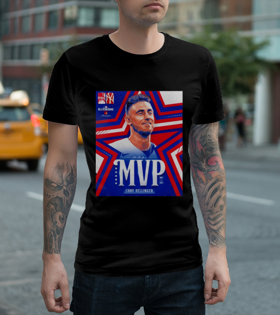 Cody Bellinger MVP 2026 MLB All Star Game Philadelphia Yankees Stars T-Shirt