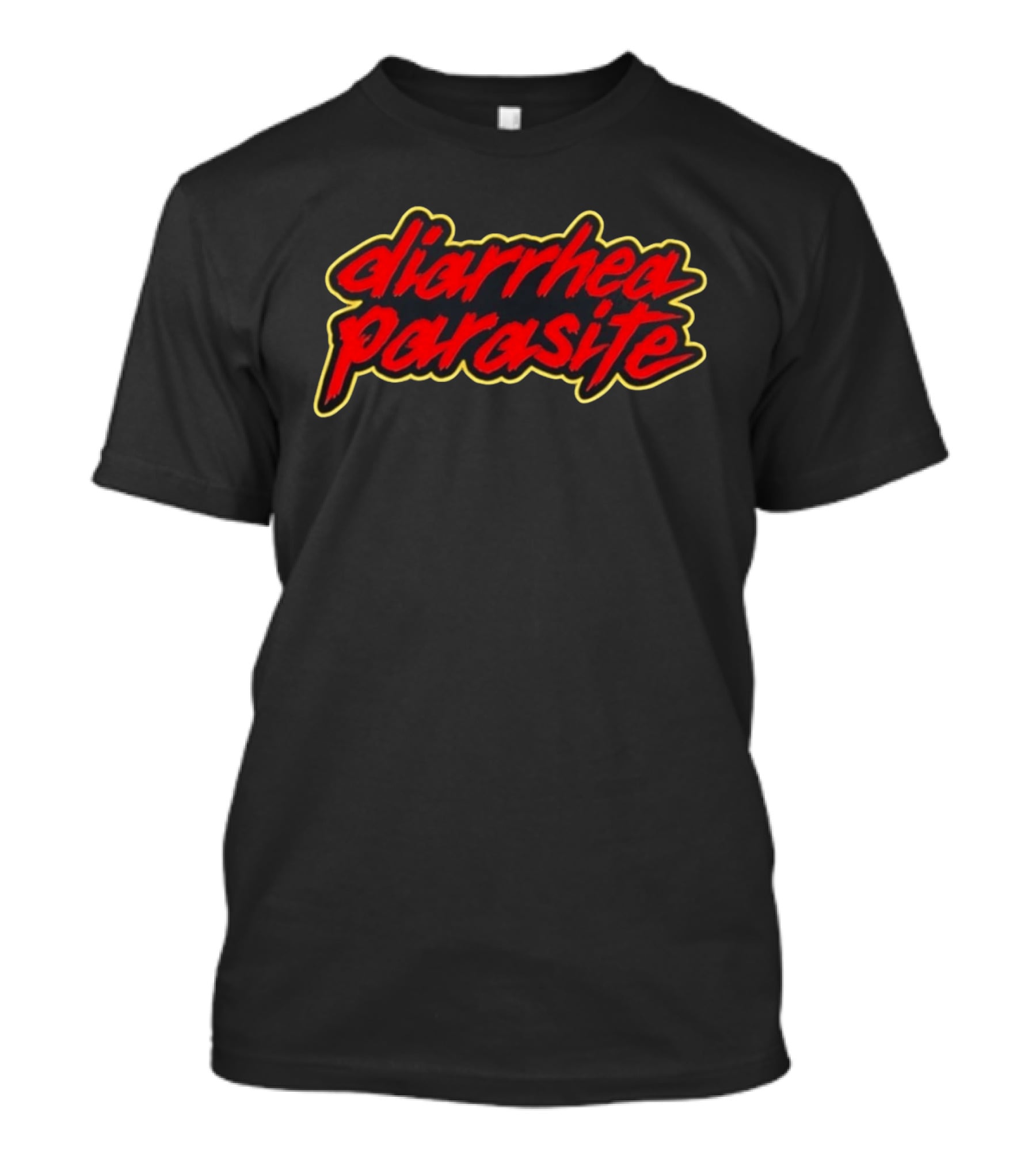 Diarrhea Parasite Red And Yellow T-Shirt