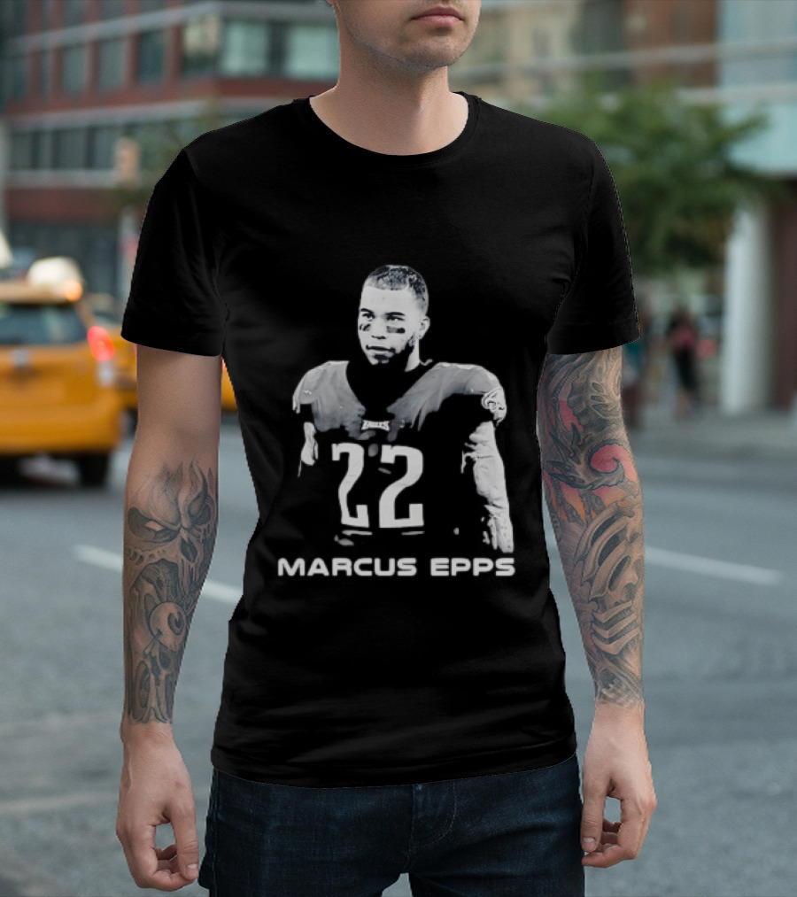 Marcus Epps 22 Philadelphia Eagles NFL Football Player T-Shirt