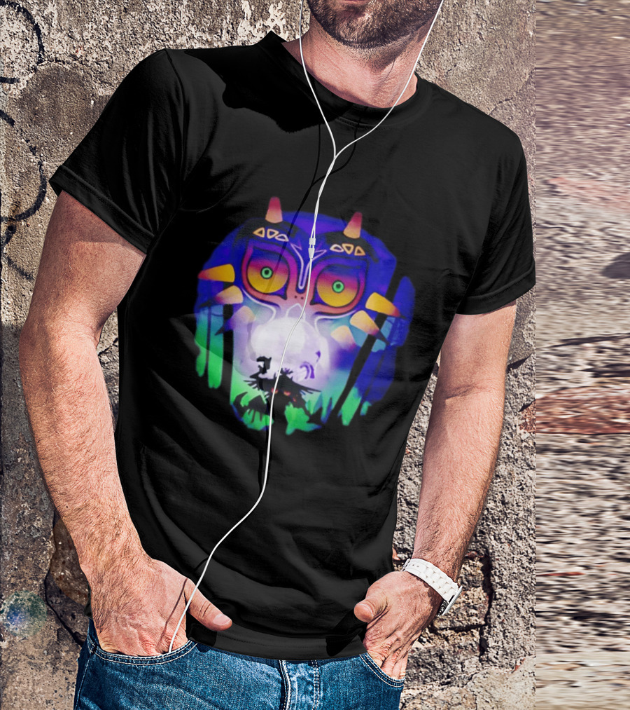 Majora's Mask Legend Of Zelda Skull Kid And Moon T-Shirt