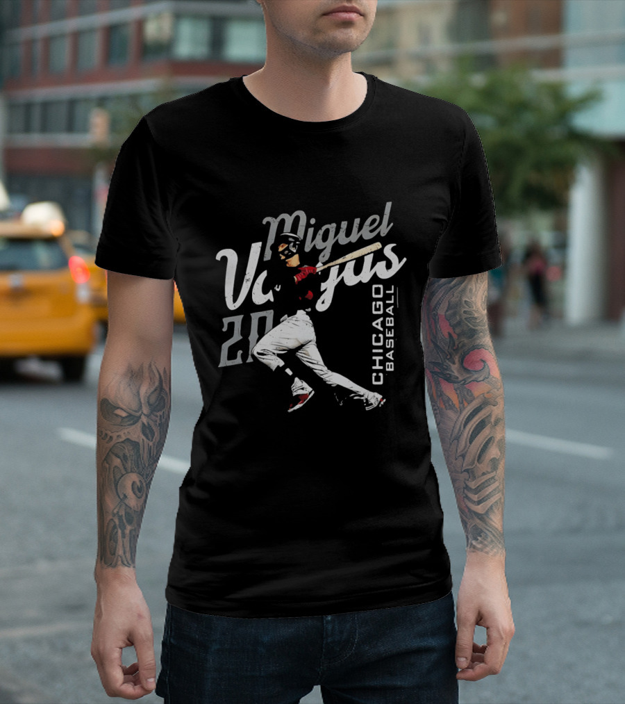 Miguel Vargas Chicago Baseball Player Action T-Shirt