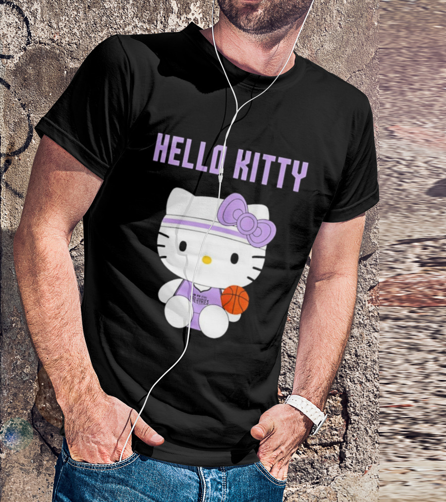 Hello Kitty Basketball Player Golden State Valkyries Collaboration T-Shirt
