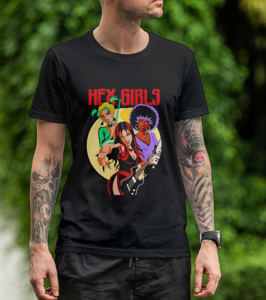 Hex Girls Scooby Doo Band Thorn Luna Dusk Animated Musical Trio T-Shirt