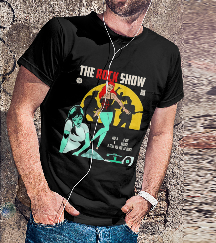 The Rock Show Comic Dance Chance Anarchy Girl Silhouette Scene T-Shirt