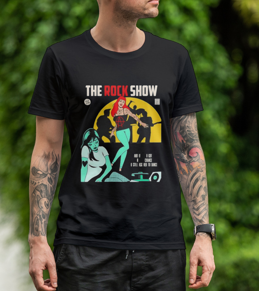 The Rock Show Comic Dance Chance Anarchy Girl Silhouette Scene T-Shirt