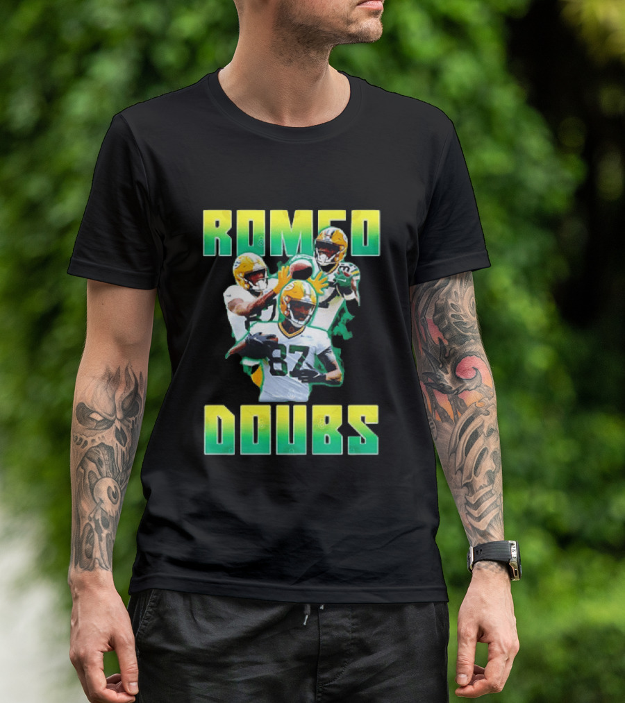Green Bay Packers Football Romeo Doubs 87 Packers T-Shirt