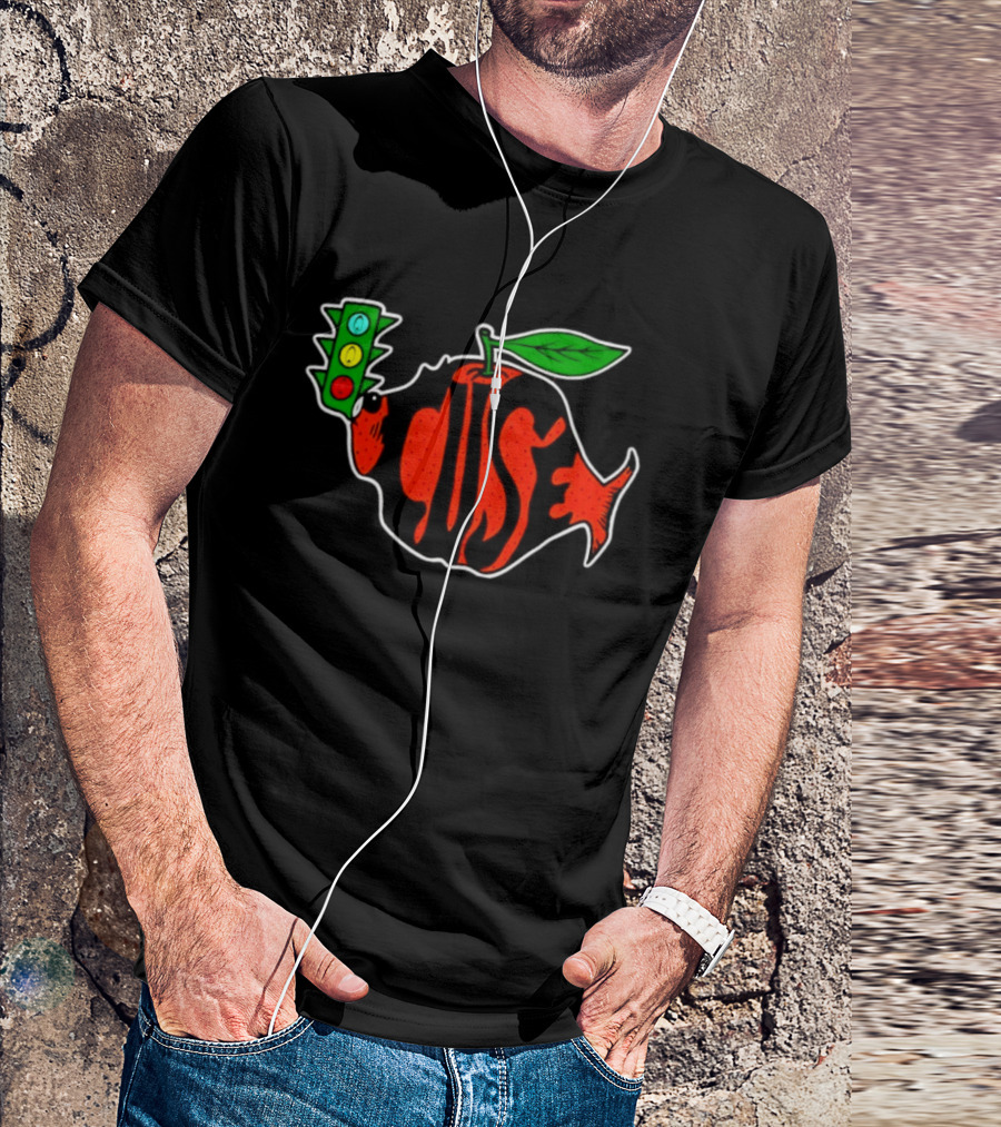 Phish Orange Fruit Shaped Fish Traffic Light Concert T-Shirt