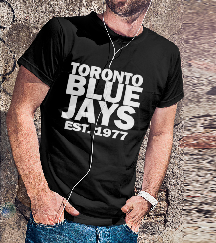 Toronto Blue Jays Baseball Est 1977 MLB Team T-Shirt