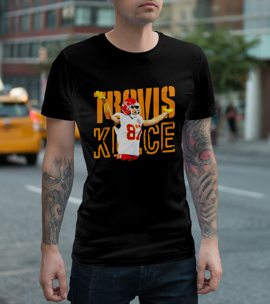 Travis Kelce 87 Kansas City Chiefs Football T-Shirt