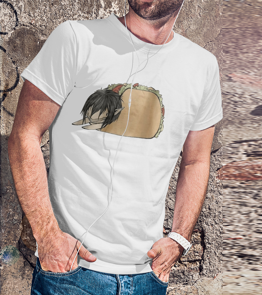 Attack On Titan A Taco On Titan Anime Mashup T-Shirt