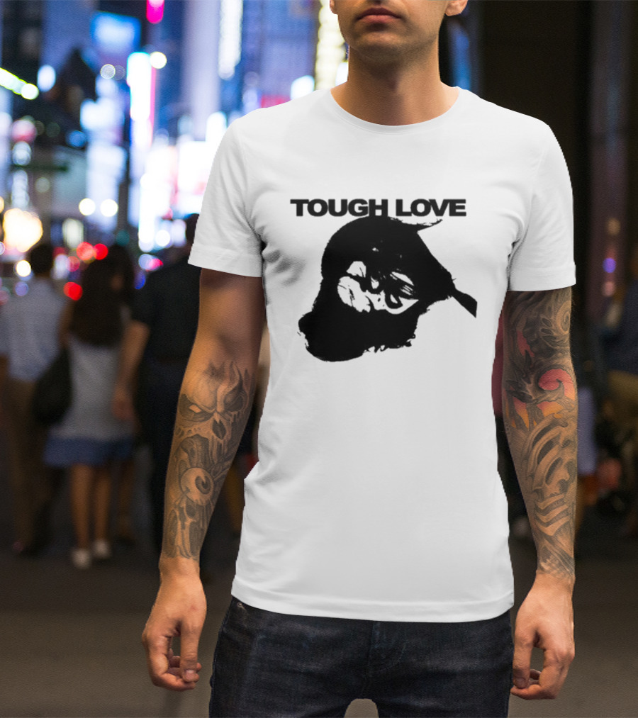 Tough Love Skull With Barbed Wire T-Shirt