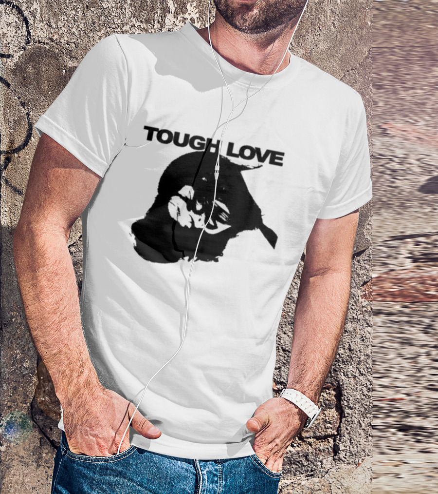 Tough Love Skull With Barbed Wire T-Shirt