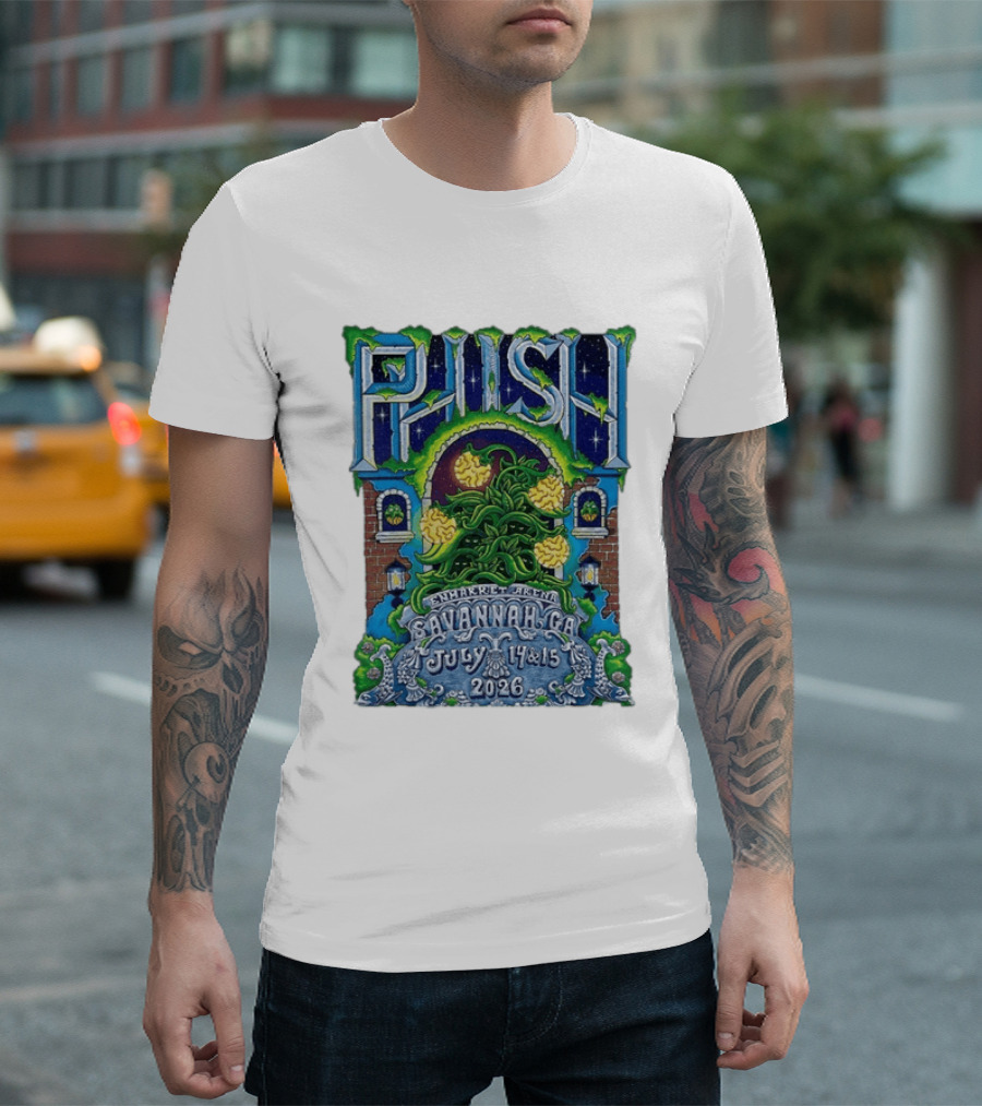 Phish Enmarket Arena Savannah Georgia July 14 15 2026 T-Shirt