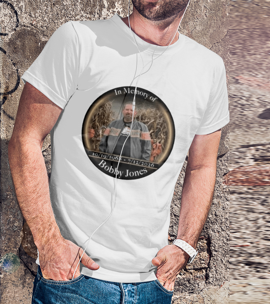 In Memory Of Bobby Jones 10/19/1968 7/12/2026 Harley Davidson T-Shirt