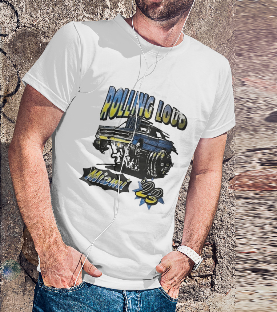 Rolling Loud Miami 2023 Hydraulics Vintage Car T-Shirt