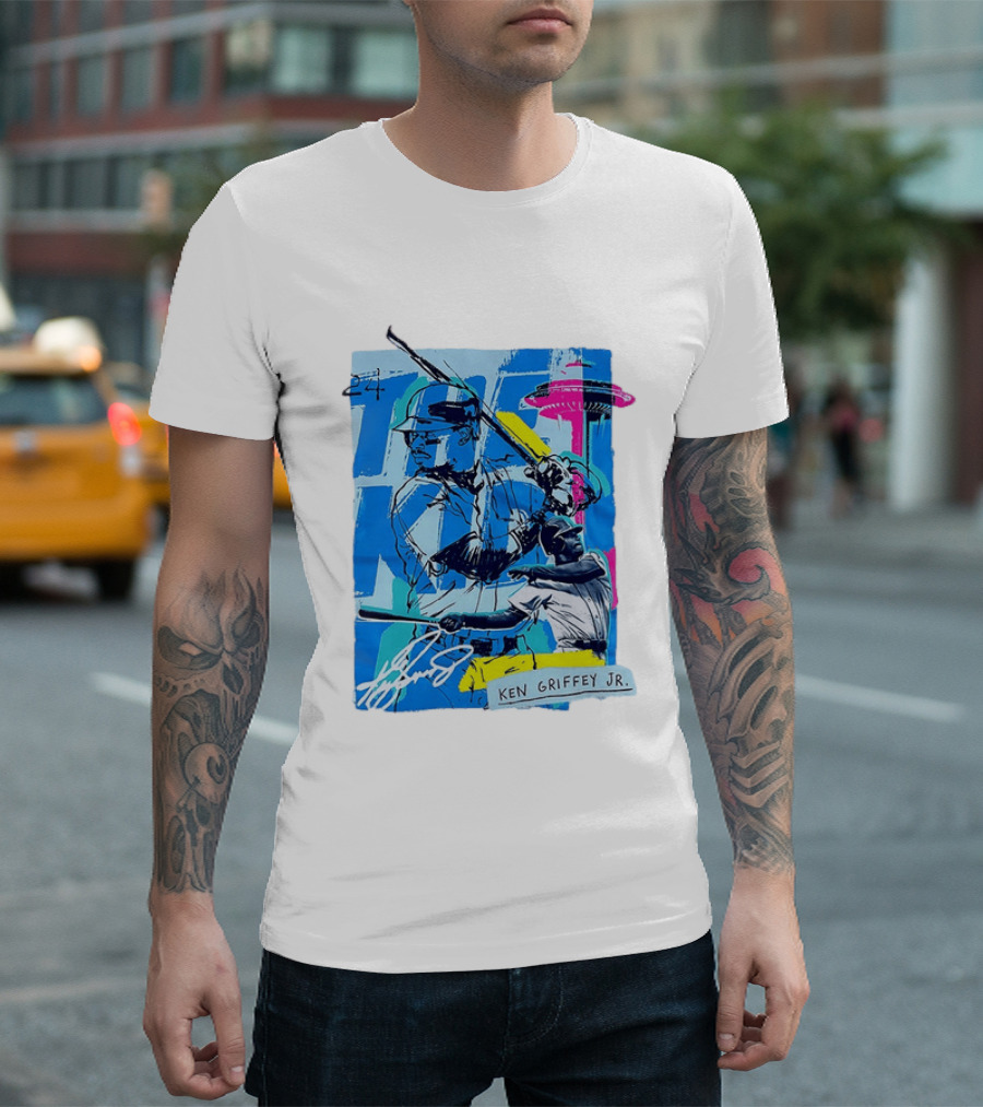 Ken Griffey Jr Seattle Mariners Baseball Legend T-Shirt