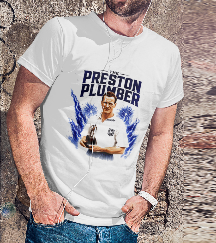 The Preston Plumber Tom Finney Football Legend T-Shirt