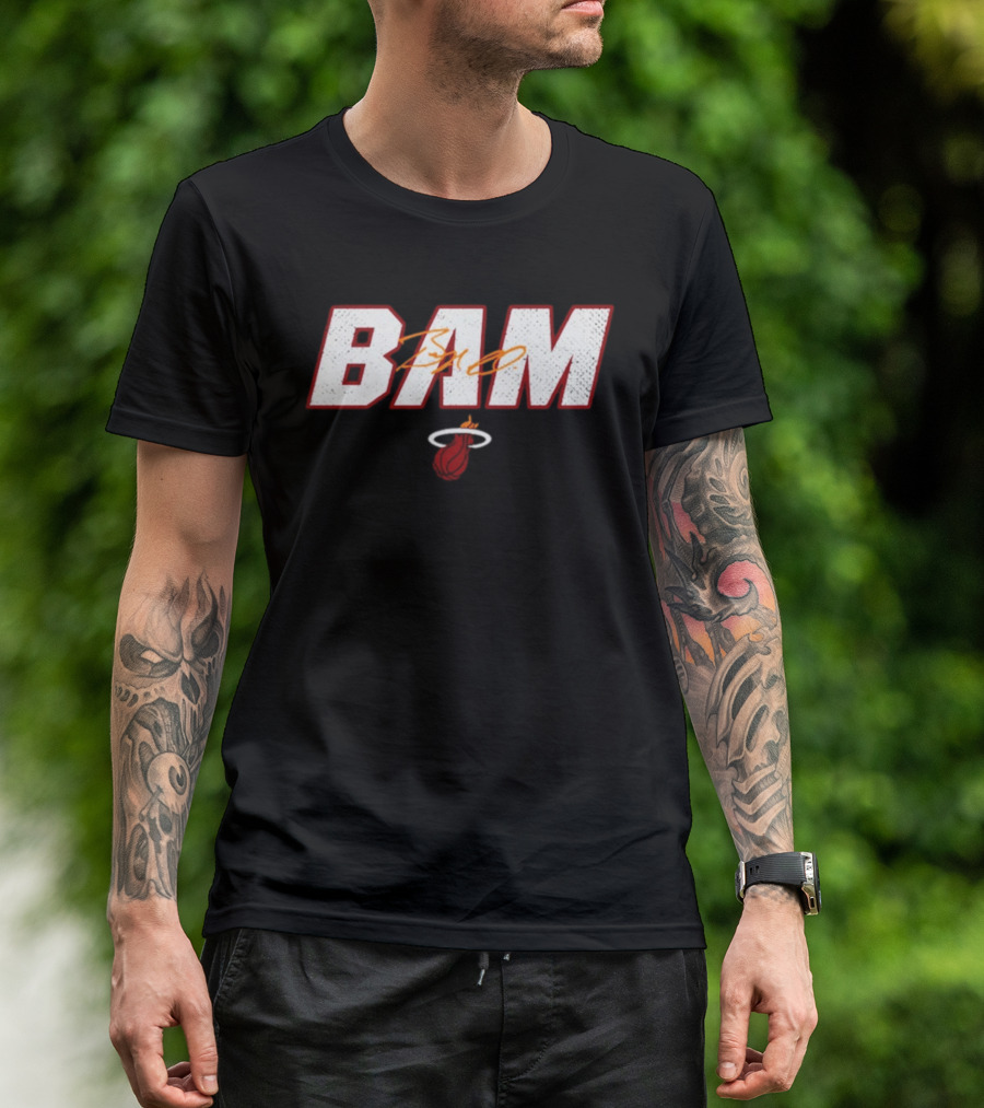 Bam Adebayo Miami Heat Fan Gear T-Shirt