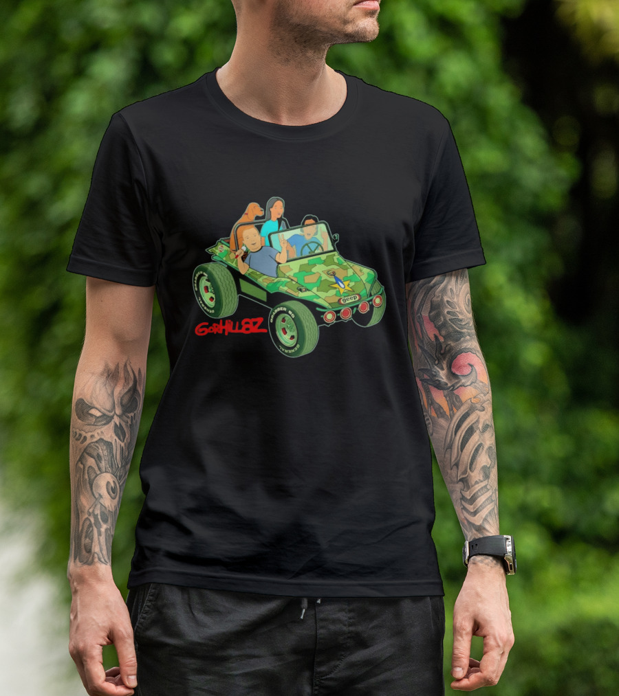 Gorhillaz Geep Bobby Hill Connie Souphanousinphone Unique Crossover Jeep Adventure T-Shirt