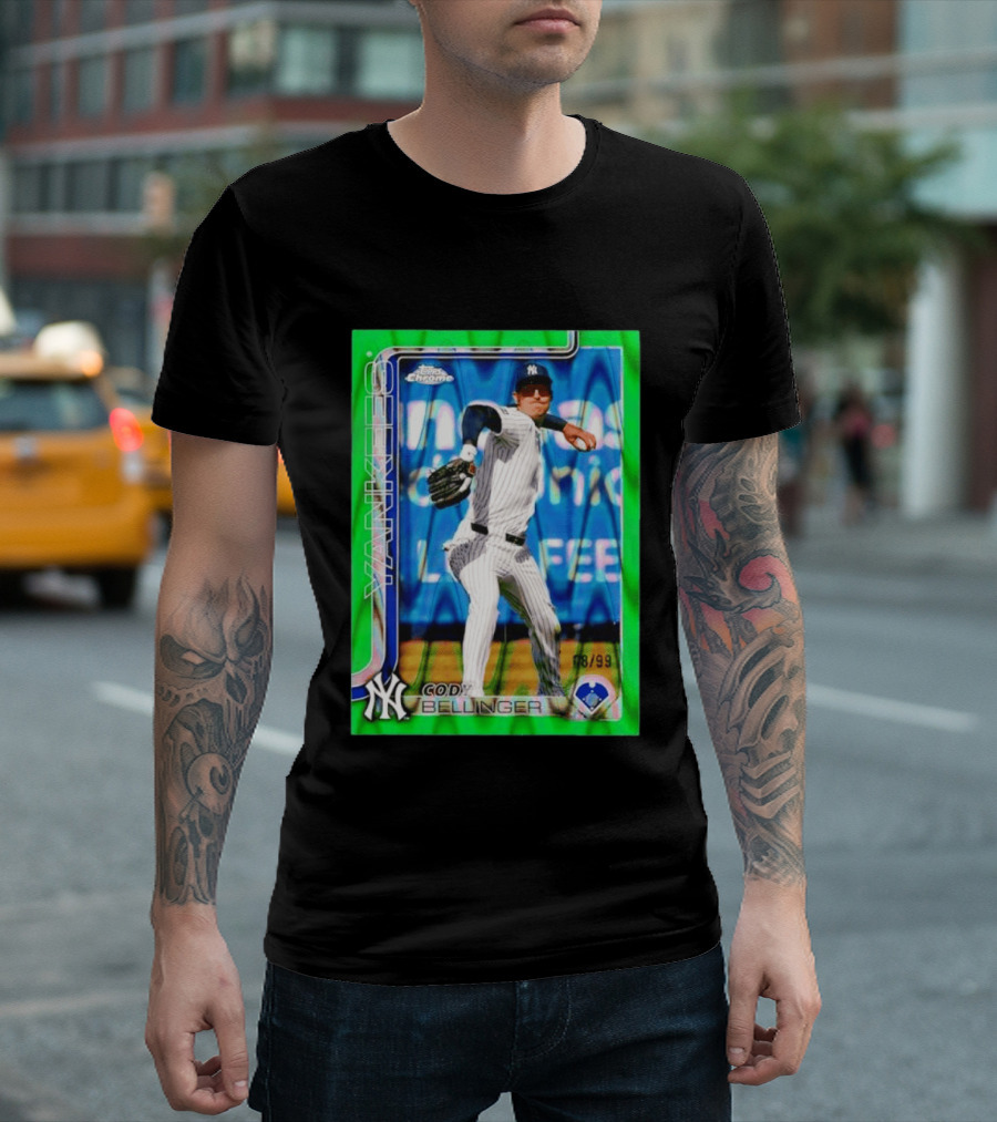 Cody Bellinger 08 99 Topps Chrome Yankees T-Shirt
