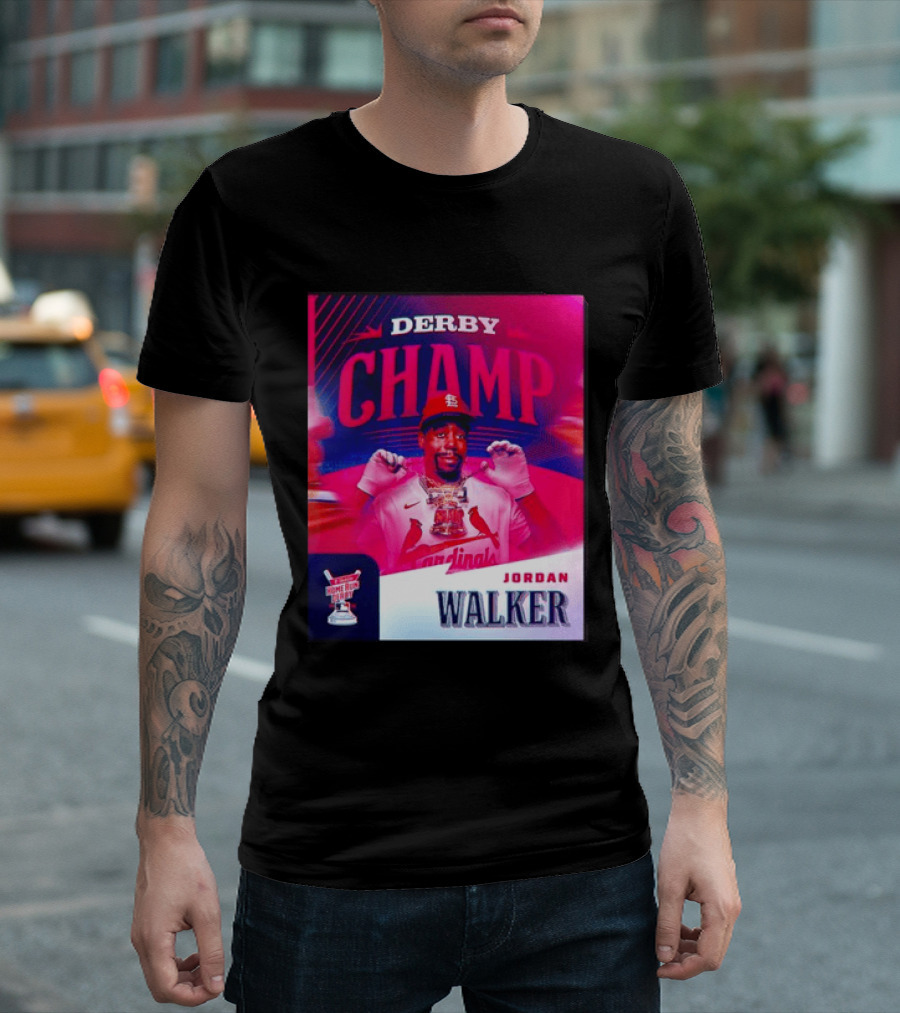 Jordan Walker St Louis Cardinals Home Run Derby Champ 2026 T-Shirt
