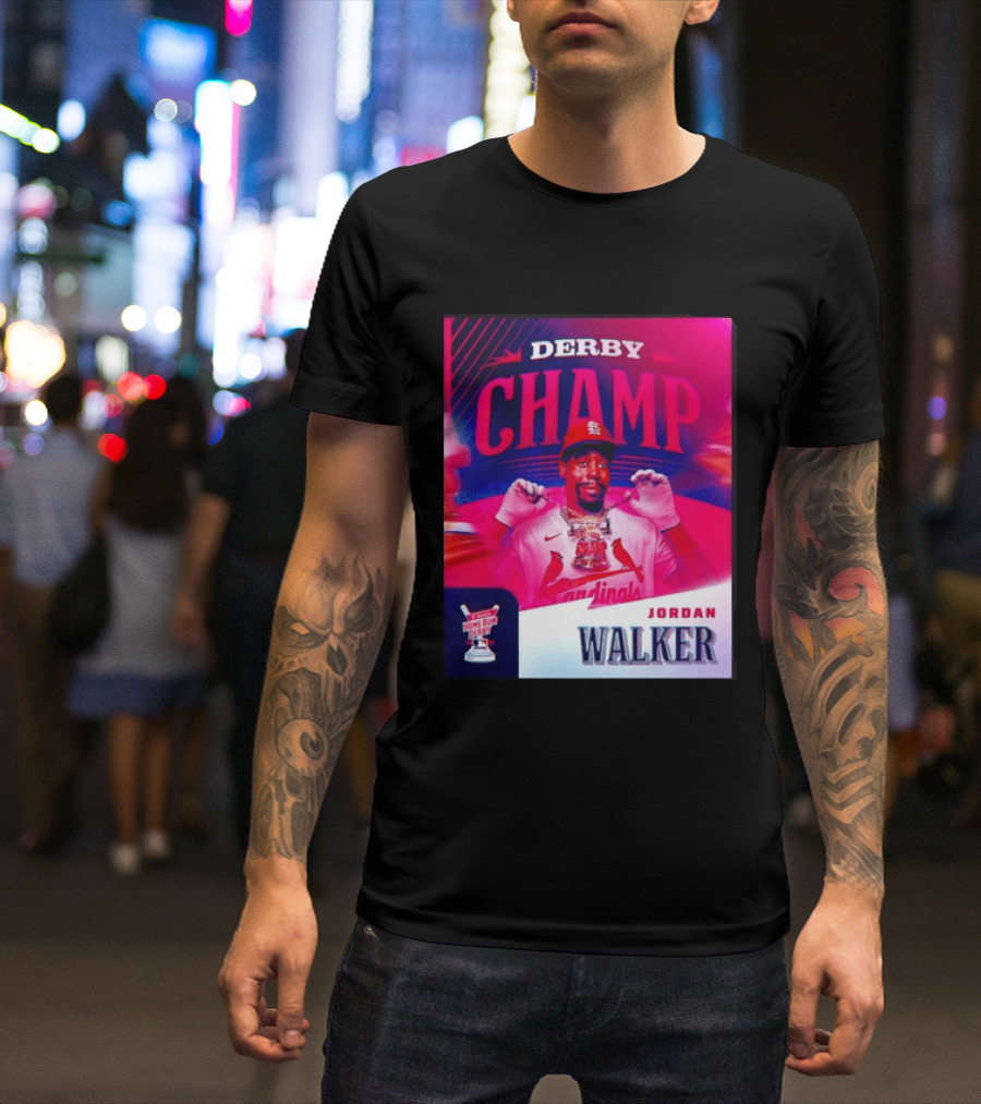 Jordan Walker St Louis Cardinals Home Run Derby Champ 2026 T-Shirt