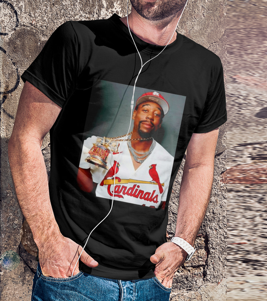 St Louis Cardinals Jordan Walker Champ Trophy Baseball T-Shirt