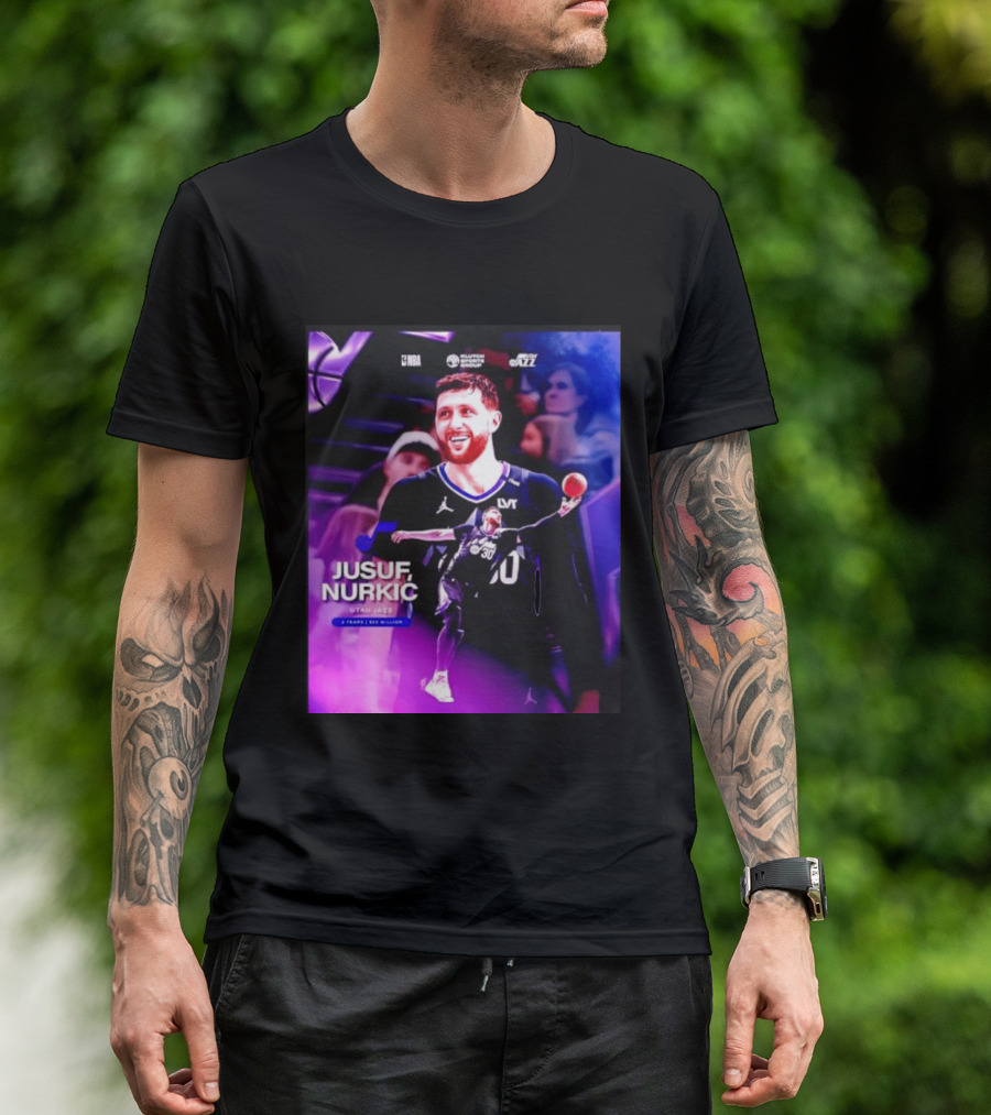 Jusuf Nurkić NBA Utah Jazz Contract 2 Years 22 Million T-Shirt