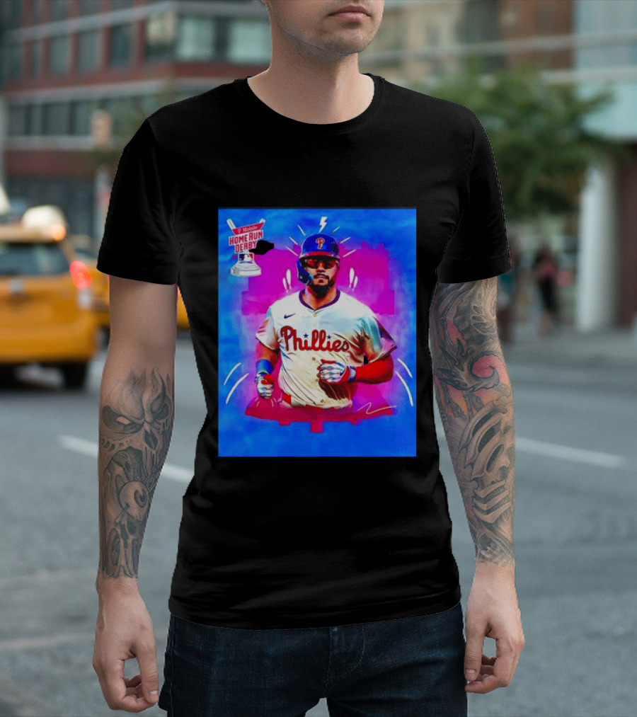 Philadelphia Phillies Kyle Schwarber 2024 Mobile Home Run Derby Highlights T-Shirt