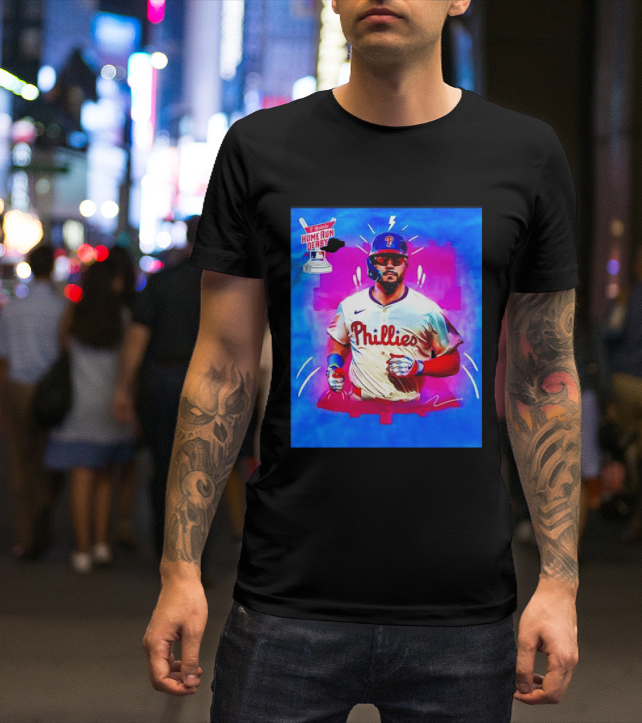 Philadelphia Phillies Kyle Schwarber 2024 Mobile Home Run Derby Highlights T-Shirt