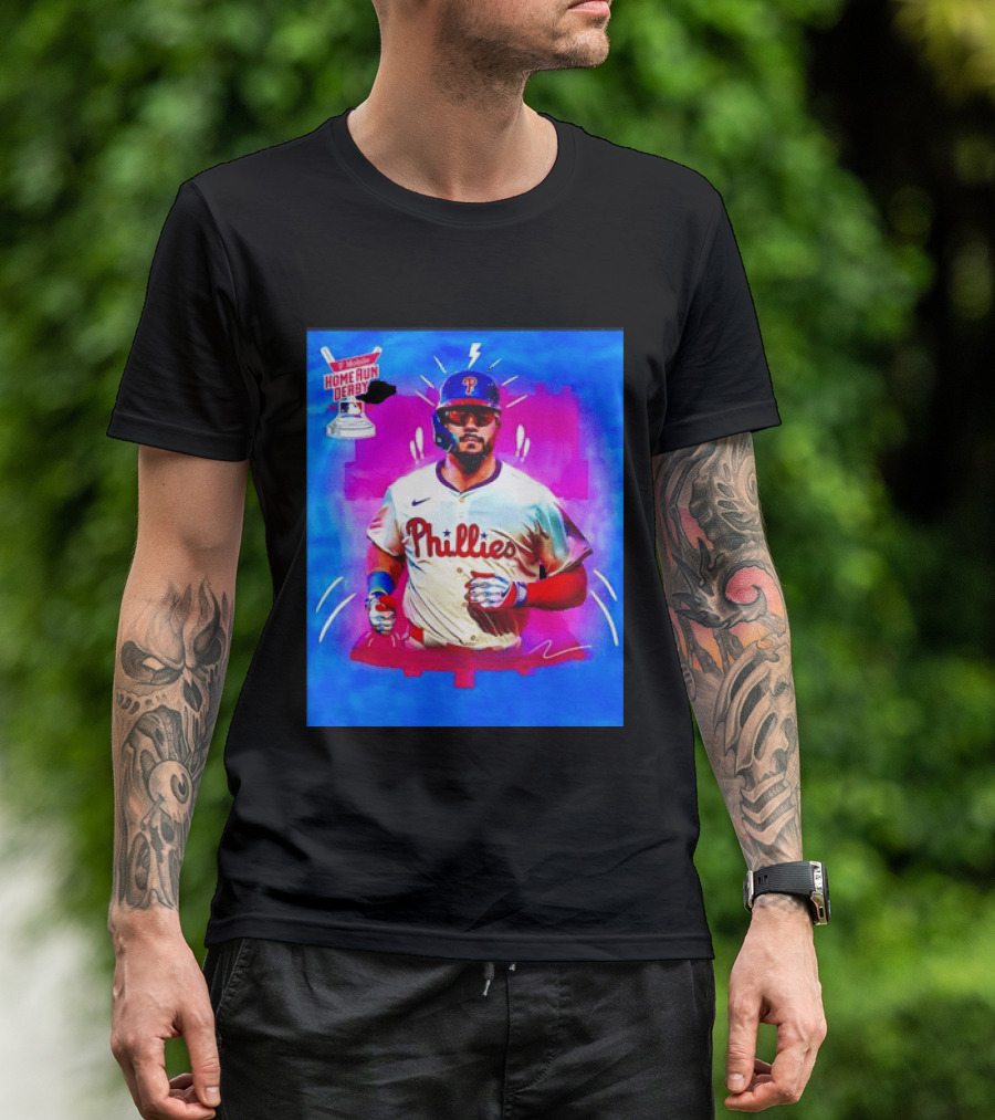 Philadelphia Phillies Kyle Schwarber 2024 Mobile Home Run Derby Highlights T-Shirt