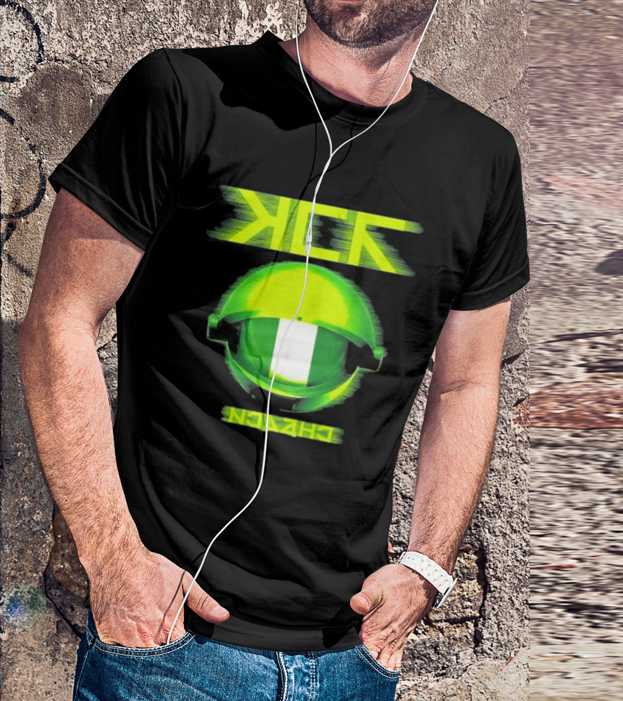 My Chemical Romance MCR Neon Green Glitch Helmet Italy Florence Visarno Arena 15 July 2026 T-Shirt