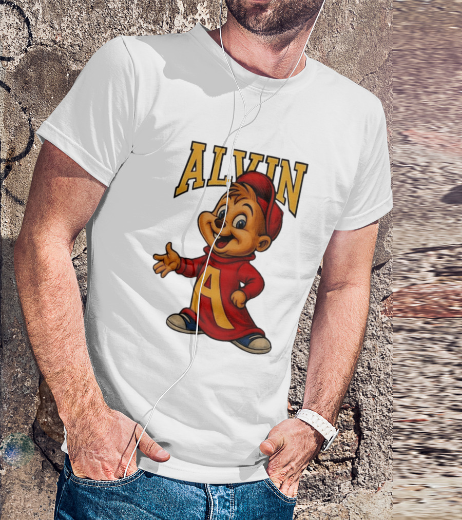 Alvin And The Chipmunks Alvin Character With Standing A T-Shirt