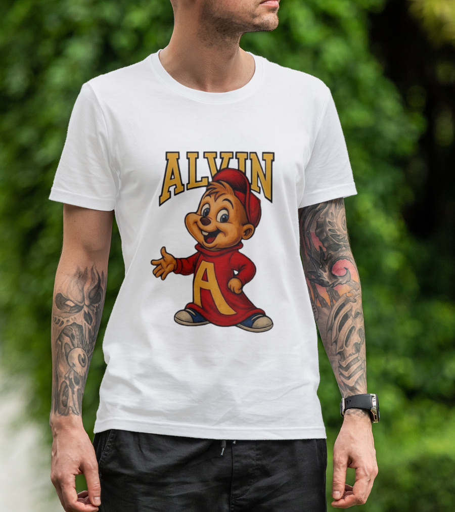 Alvin And The Chipmunks Alvin Character With Standing A T-Shirt