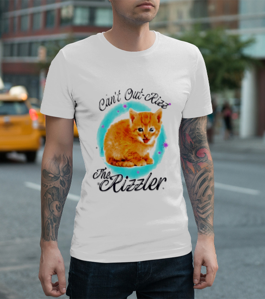 Can't Out Rizz The Rizzler Cat T-Shirt