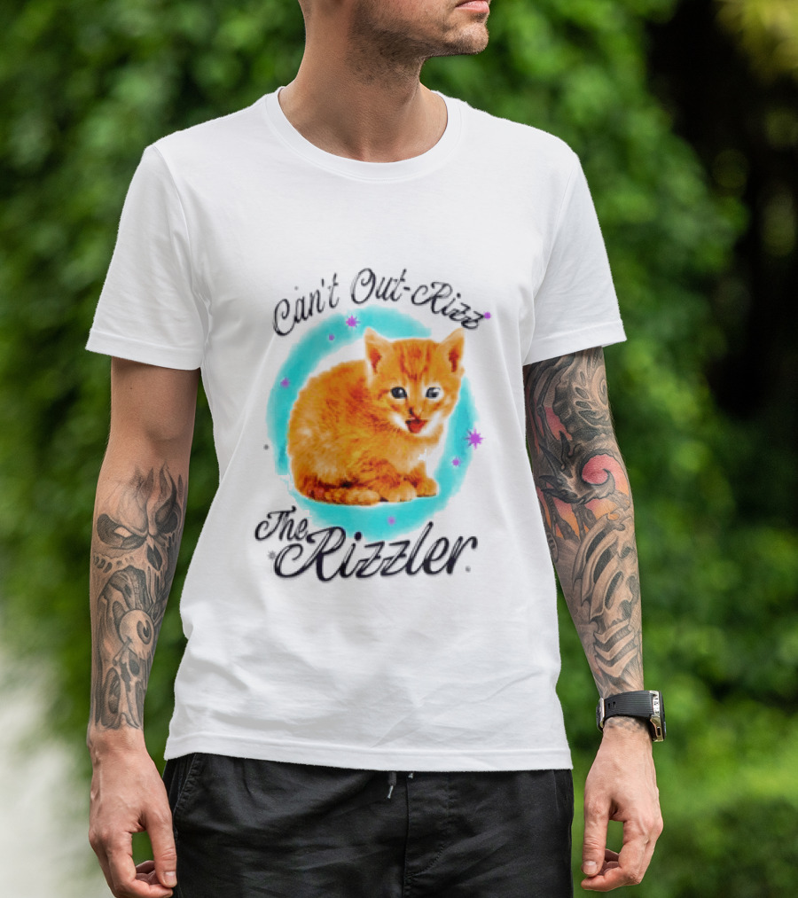 Can't Out Rizz The Rizzler Cat T-Shirt