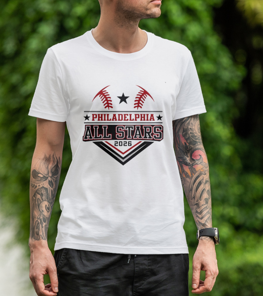 Philadelphia All Stars 2026 Baseball Star T-Shirt