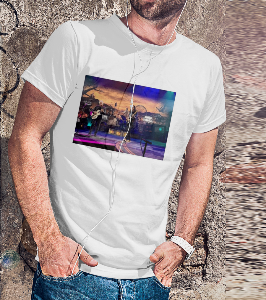 Fifty Something Rock Canada Rush Alex Lifeson Geddy Lee Thank You Texas Concert Memories T-Shirt