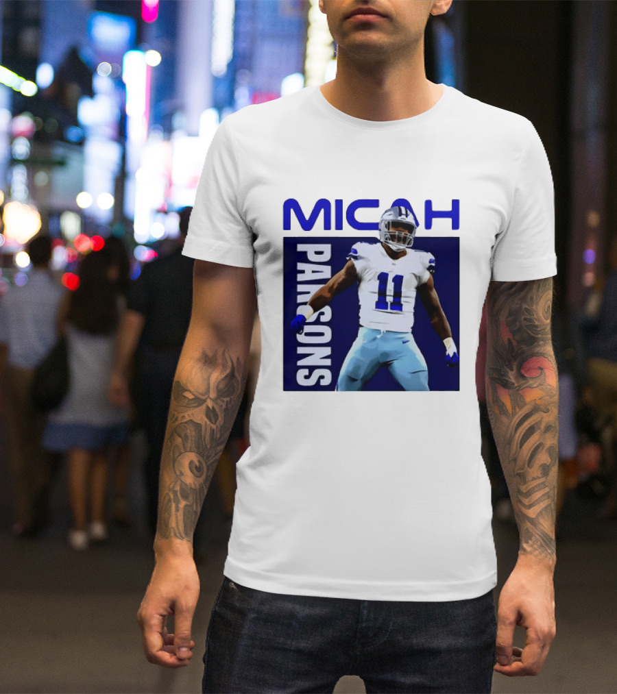 Micah Parsons Dallas Cowboys Number 11 NFL Football Star T-Shirt